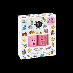 Set esmalte para uñas + pegatinas pop