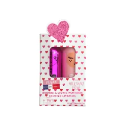 Set de 2 bálsamos labiales Red Love (Melocotón y Batido)