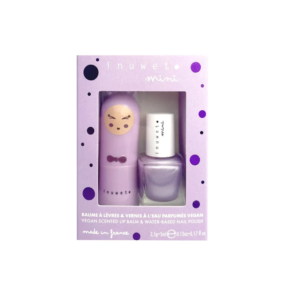 set de labial + esmalte de uñas nube & arandanos