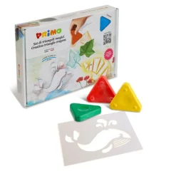 Set de triángulos mágicos crayones