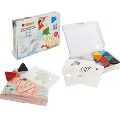 Set de triángulos mágicos crayones