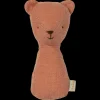 Sonajero Teddy coral Maileg