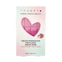 Tableta de baño efervescente Fresa