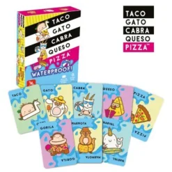 Taco, gato, cabra, queso, pizza waterproof